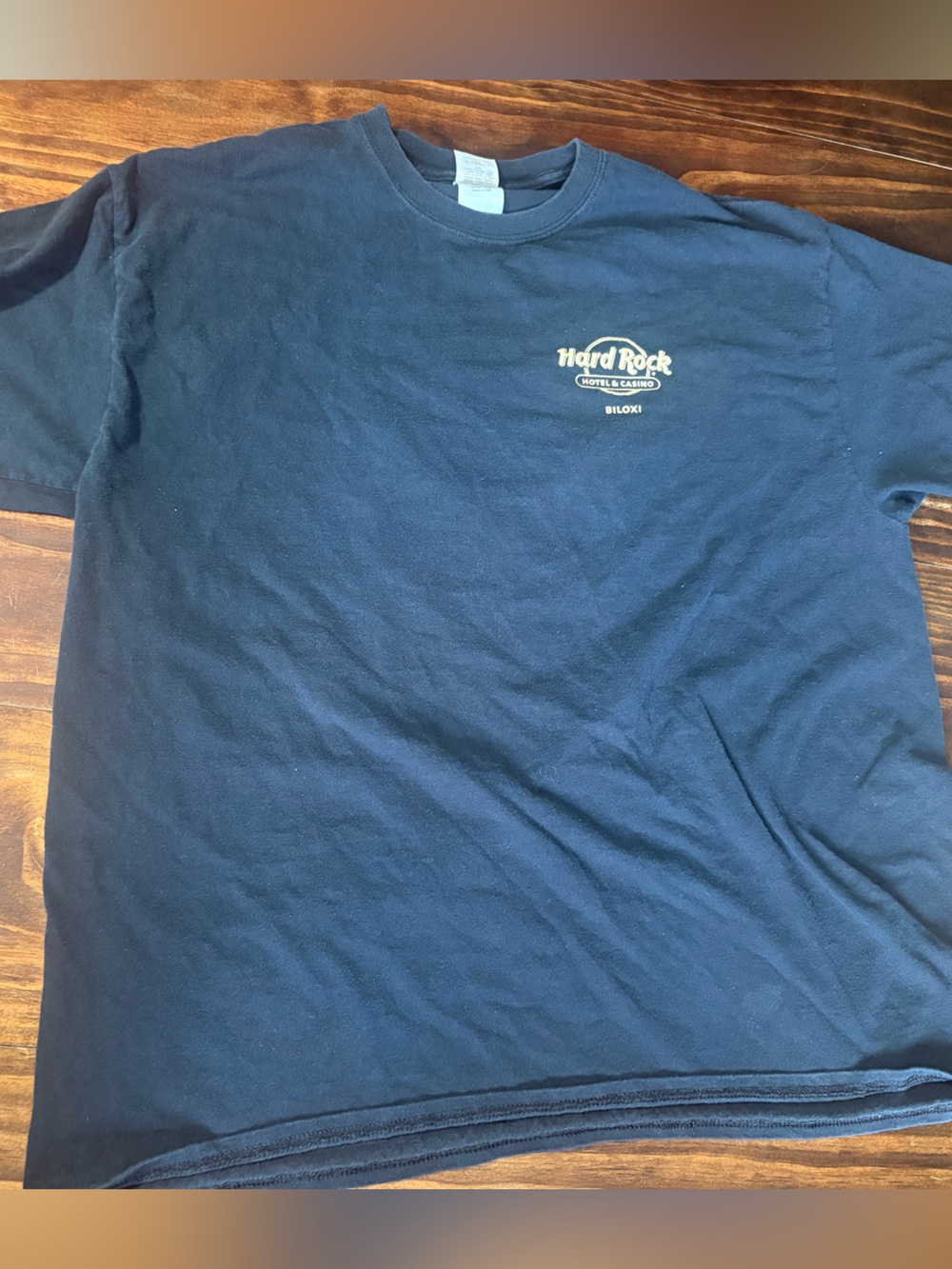 Hard Rock Casino Biloxi T Shirt XL Guitar First The Music Double Sided Gildan
